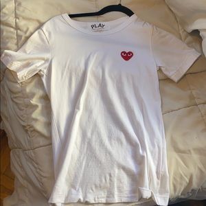 COMMES des GARÇON Play White Shirt